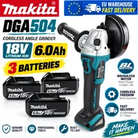Makita DGA504 18V Akku Bürstenloser Elektrischer Winkelschleifer 125mm Kabelloser Schleifer Metall Holz Schleifen Polieren Schneiden