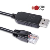 Voltronic Inverter RS232 PC Communication Cable FTDI FT232RL USB RS232 to RJ45 8P8C Cable for Monitoring