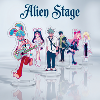 Anime Alien Stage Luka Hyuna Ivan Till Sua Mizi 15CM Double-sided Printing Acrylic Stand Keychain Cute Desk Decor Collect Gifts