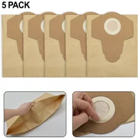 5pcs 20L Wet And Dry Vacuum Bags For Einhell BT-VC1250S TC-VC 18/20 Li S-Solo For BT-VC 1250S/1250 Paper Dust Collection Bags