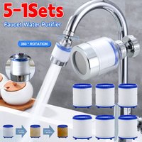 Wasserhahn-Filterelemente, Wasserreiniger, Filter für Dusche, PP-Baumwollfiltration für Küche, Badezimmer, entfernt Chlor, schwere Metalle