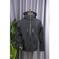 ARC SV Stickerei Vogel-Logo Dreischichtige Herren- und Damen-Campingjacke Outdoor Wasserdichte Windjacke Wander- und Skijacken Unisex