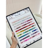 YUUJA Mismatch 100 Colors Cat eye Nail gel set New model 2024 Nail salon Hot item Fashion color Nail art kit Non-toxic Uv gel