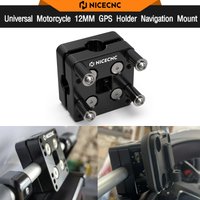12MM Universal GPS Holder Mount Clamp For Yamaha Tenere700 XTZ700 BMW R1250GS R1200GS Adventure Garmin Zumo XT2 QuadLock Holder