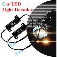 Canbus Cancel Decoder Universal 50W 6Ohm 8Ohm Error Free Turn Signal Blinker Load Resistors Car LED Light Bulbs Brake Light