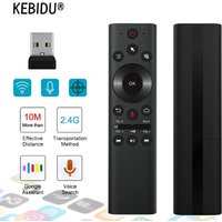 BT 5.0 2.4G Wireless Voice Remote Control Air Mouse 6 Axis Gyroscope Controller With USB Receiver For Computer TV Android Box
