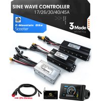 AliExpress KUNTENG E-BIKE Ebike Sine wave Controller 17A26A30A40A with NFC S-100 LCD Color Display Brushless 250W-2000W Motor For Electric Bike Scooters