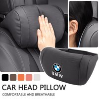 Car Seat Headrest Memory Cotton Neck Pillow Stickers Accessories For BMW X5 X6 F30 F34 F10 F20 G20 G30 F15 F16 1 3 5 7 Series