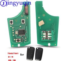 jingyuqin Car Flip Remote Key Fob 2/3 B 434Mhz PCF7946/7947 For Vauxhall Opel Astra H 2004 2005 2006 2007 2008 2009 Zafira B