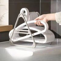1pc Multi-functional Organizer for Home Hangers,Hanger Storage Racks, Clothes Clips Shelf, Hanger Stacker Organizer Stand
