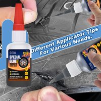 Black Instant Tire Repair Glue, Strong Waterproof Rubber Adhesive For Car Motorcycle Bicycle Tyre Crack Repair