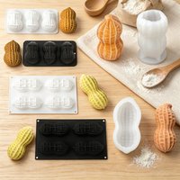 Peanut Shaped Silicone Mold for Mousse Cake Dessert Chocolate Pudding Baking Simulated Fun Candle Mold - Kitchen Baking Tools