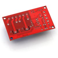 1/3/5Pcs DC5V12V24V 2 Channel Auto-lock/Interlocking/Jog Trigger Relay Module High-Low Level Trigger with Switch Light