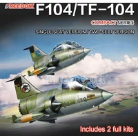 Freedom compact series F162705 NATO F-104G / TF-104 Star Fighter (Includes 2 full kits)