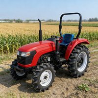 50HP 4x4 Diesel Mini Tractor Heavy Duty Compact Small Tractor High Quality Agricultural Farm Machines With Plow