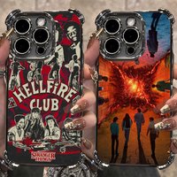 S-Stranger-S S-Season T-Things-S Plating Phone Case For iPhone 17 16 15 14 13 12 11 Pro Max X XR XSMax 8 Mini Air Plus Anti-Fall
