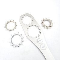 Bicycle Cassette Flywheel Removal Tool Stainless Steel 11T/12T Flywheel Fixed Wrench Bicycle Freewheel Repair Tool