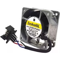 SLIDER 9LG0612P4S007 DC 12V 0.67A 6025 PWM Cooling Fan, 60x60x25mm High Performance Industrial Server Axial Fan for Replacement