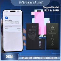 Diagnostic Battery For Apple iPhone 12 13 14 15 Mini Plus Pro Pro Max No Unknown Part No Pop Up Message 100% Healthy Replacement