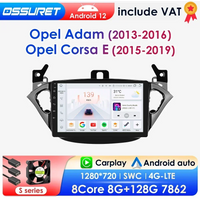 7862 Android Autoradio Multimedia-Player für Opel Adam 2016-2019 für Corsa E-Audio Stereo Carplay Auto Touchscreen