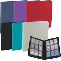 9 Pockets Toploader Binder Holds 252 Toploader Storage for Trading Card Sports Card Compatible with TCG MTG in 3"x4" Toploaders