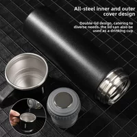 304Stainless Steel Insulated Cup with Three Lids, Portable Handheld Bag, Gift Box Set, Vacuum Water Cup