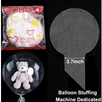 Giant Clear Bobo Balloons Large Transparent PVC Bubble Balloons Wide Mouth Design to Stuffing Snacks Dolls Gifts Bobo Ballon