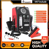 Podofo Automotive EVAP Rauchlecksucher mit Eingebauter Luftpumpe, Druckmesser, Durchflussmesser, Dual-Modus-Tester
