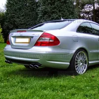 For W209 Rear Spoiler 2004-2007 Benz-Benz W209 CLK200 280 350 55 63 Spoiler Carbon Fiber/FRP Material Car Rear Wing Spoiler