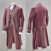 18th Century Men's Royal Court Prince Costume Victorian Rococo British Gentleman Tuxedo Uniform Suit Regency Nobleman Outfits