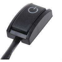 LXAF Car DIY Push Button Latching Turn ON OFF Switch LED Light DC12V/200mA 2.4W