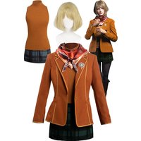 Ashley Cosplay Fantasy Game Hazard Bio 4 Role Play Fantasia Women Costume Outfits Fancy Dress Up Carnival Party Cloth For Female