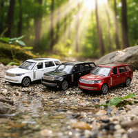 (Bag) 1/36 two-door alloy imitation Range Rover pull-back car, metal die-casting, boy's toy, exquisite children's toy