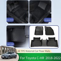 3D TPE RHD Floor Car Mat for Toyota C-HR CHR CH R AX10 2018 2019 2020 2021 2022 Car Floor Mat Liner Tray Foot Pad Carpet Mat
