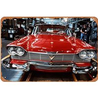 Metal Tin Sign - CHRISTINE, 1983 directed by JOHN CARPENTER (photo) - Poster Metal Plaque Cafe, Bar, Home Wall Decor-Aluminu
