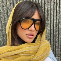 Protective Glasses Vintage Oversized Oval Punk Sunglasses Women Brand Designer Popular Sun Glasses Outdoor Driving Eyewear