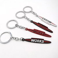 Metal Alloy Styling Car Keychain Car Accessories Keyring For BMW Mini Cooper R50 R53 R55 R56 R60 R61 F54 F55 F56 F60 Clubman