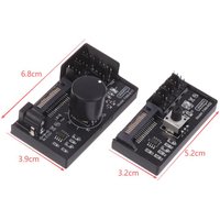 PWM Fan Speed Controller SATA DC Power On 4Pin Fan Governor NAS Server Fan Speed Regulator 4-Way 6-Way PWM Fan HUB ControlHot