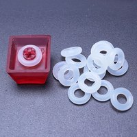 150pcs Rubber O Ring Switch Dampeners Damper Shock-Absorbing Silence Under Key Caps Fo Mechanical Keyboard Clear