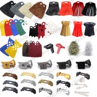 Medieval Military Cloak Figures Accessories Building Blocks Roman Spartan Soldier Shoulder Armor Camouflage Suit Bricks MOC Toys