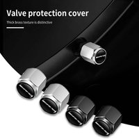 5pcs Car Metal Wheel Tire Valve cover Cap Car Logo Styling Auto Accessories For Mercedes Benz AMG A B C E S G Class A180 CLK CLA