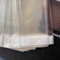 100pcs Pack 32inch 80cm OPP Plastic Bags for Hair Bundles Self Seal Adhesive BOPP Transparent Wholesale Price