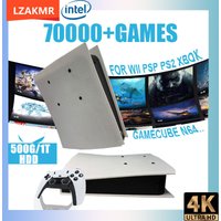 New! 1T HDD Built-in 70000+game X5 retro game console 4K high-definition output 60+emulator FOR XBOX WII Wireless Controller