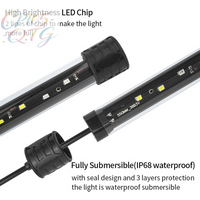 New! 17-47CM USB Plug Aquarium Light LED Waterproof Fish Tank Light Underwater Lighting Submersible Lamp Plant Grow Lamp 110V
