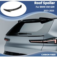 Rear Trunk Lid Car Roof Spoiler For BMW XM G09 2023-2025 Carbon Fiber Tail Wing Roof Spoiler Window Trim