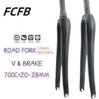Full Carbon Fork Road Bike Front Fork Bicycle Parts 700c 3K Finish Glossy Matte Cycling Accessories Superlight 370g