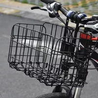 Mountain Bike Folding Hanging Basket Bicycle Basket Basket Front and Rear Hanging Bold Side Trailer