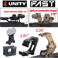 FAST FTC OMNI Magnifier Riser Unity Tactical Mount 2.26'' 2.91'' Scope Sight Folding For Eotech G33 G43 G45 3X Scope Mount