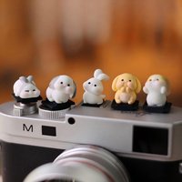 Cute Bunny Universal Hot Shoe Cover for Leica Q2 Q3 Fuji X100V X-T5 Sony ZV-1 ZV-E10 Canon EOS R5 Nikon Z5 Camera Accessories