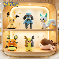 Anime Pokemon Clodsire Morpeko Riolu Pachirisu Soft Plush Toys, Cute stuffed animals for Kids Birthday Xmas Gifts